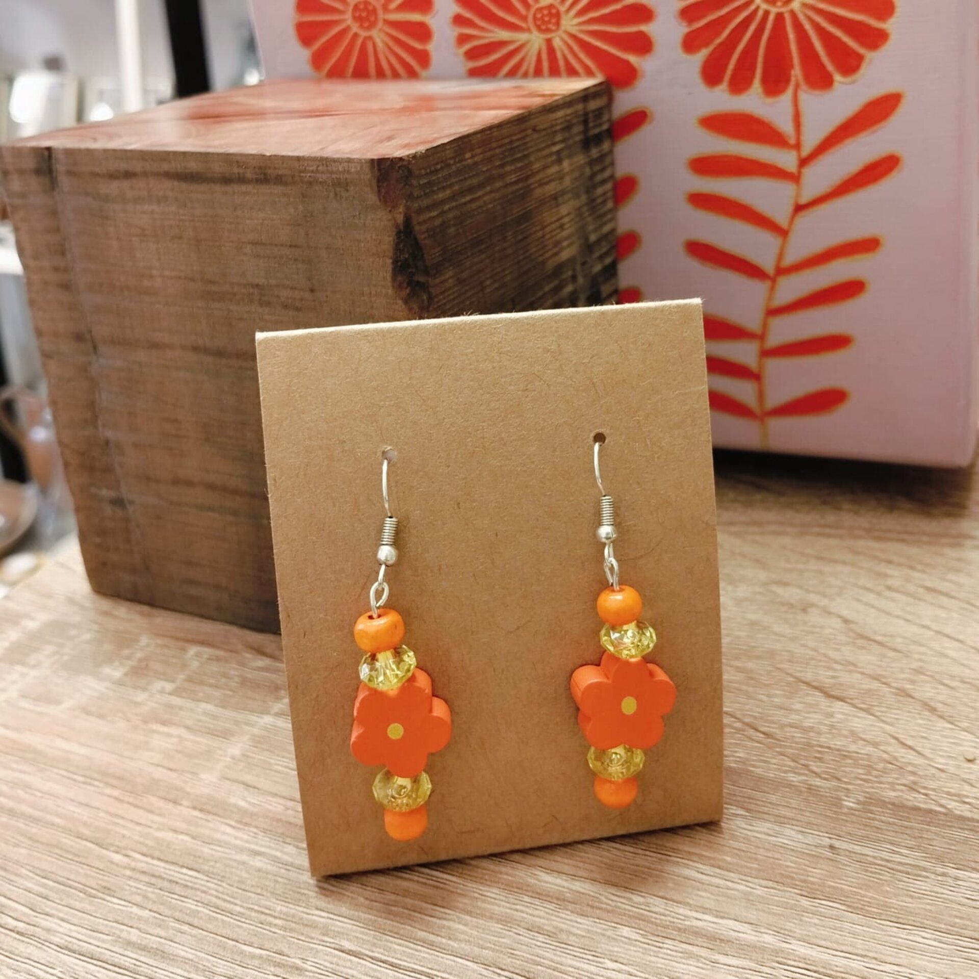 Pendientes Flor primavera-26 - 7