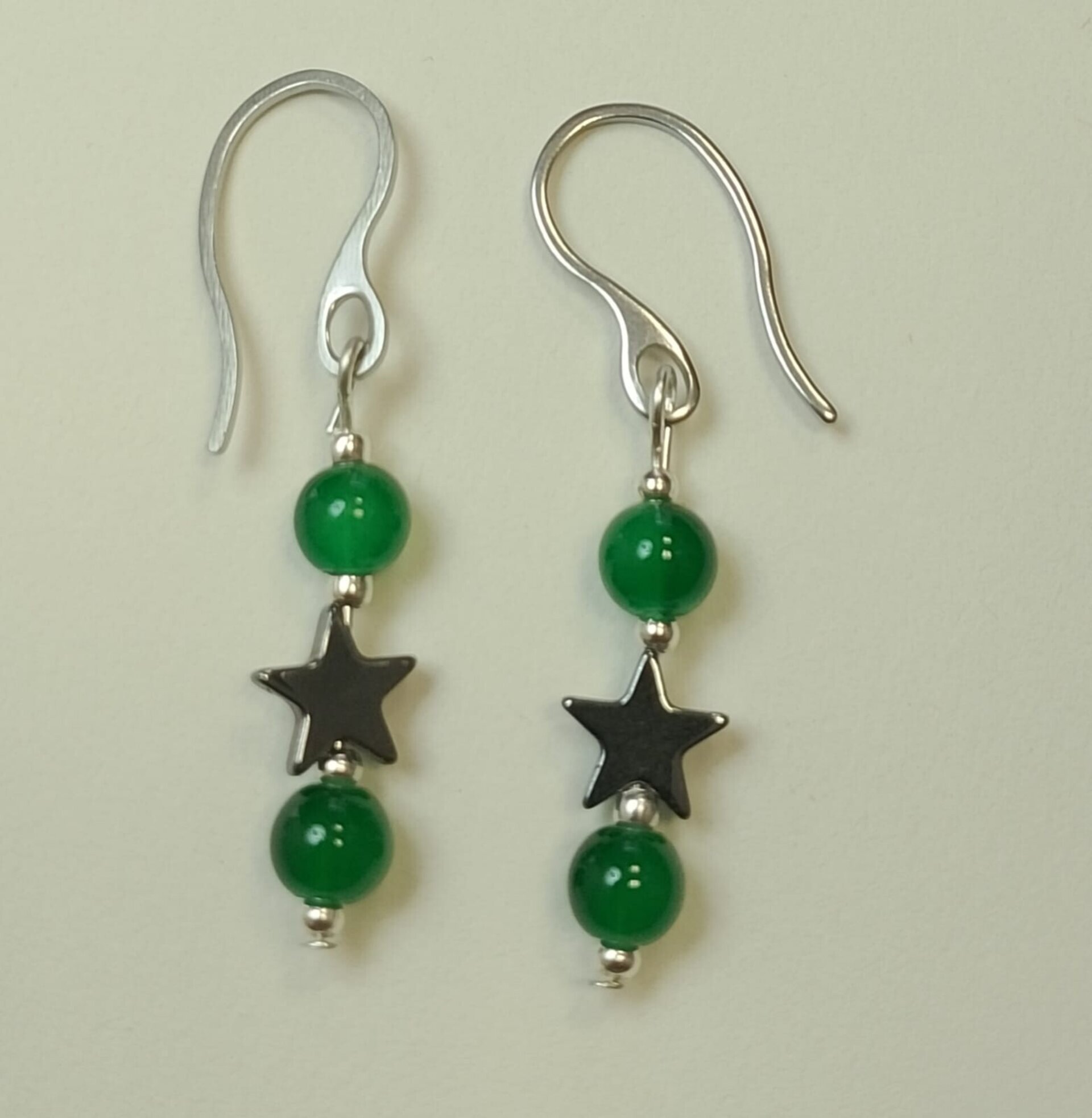 Pendientes Estrellas de Hematita - 7